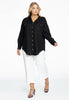 Blouse oversized LINEN - black  - #2