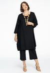 Tunika linen - Schwarz