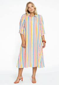 Blouse-dress RAINBOW - white - #2