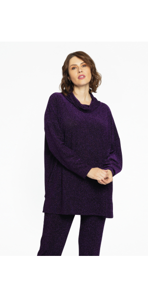 Yoek | Rollkragenpullover LUREX