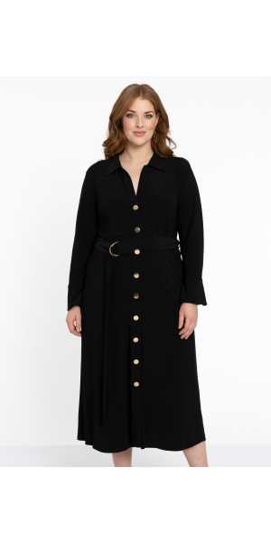 Yoek | Kleid mit Knöpfen lang DOLCE