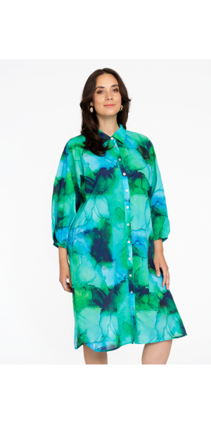 Yoek | Blusen kleid ACQUA