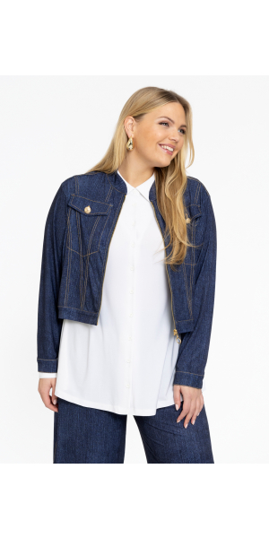 Yoek | Jacke kurz DENIM DOLCE