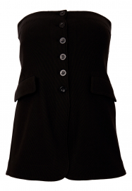 Top buttons RIB - black 