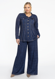 Trousers loose DENIM DOLCE - blue