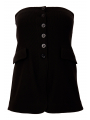 Top buttons RIB - black 