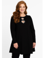 Tunic wide bottom VERO - black 