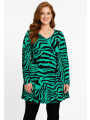 Tunic wide bottom VERDI - green 