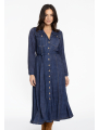 Dress long DENIM DOLCE - blue